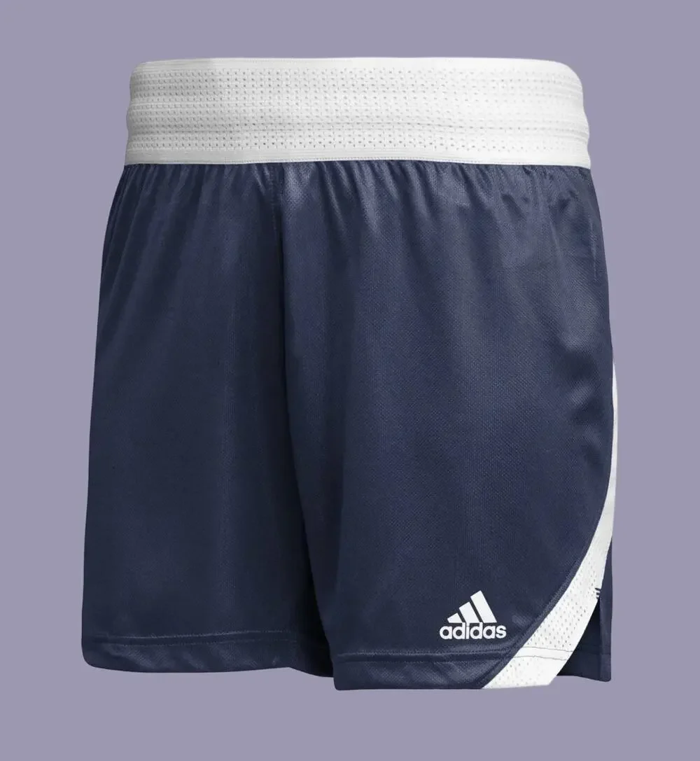ADIDAS Icon Squad Basketball Shorts, Navy Blue, 6